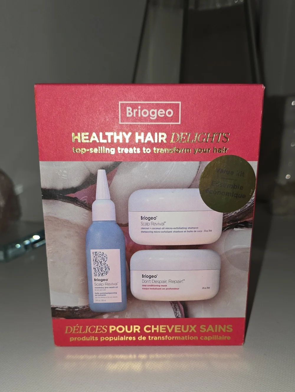 NIB Briogeo Healthy Hair Delights Set 3 Pcs Sealed